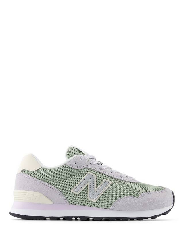 515V3 замшевые кроссовки со шнурками New Balance, Green/Multi