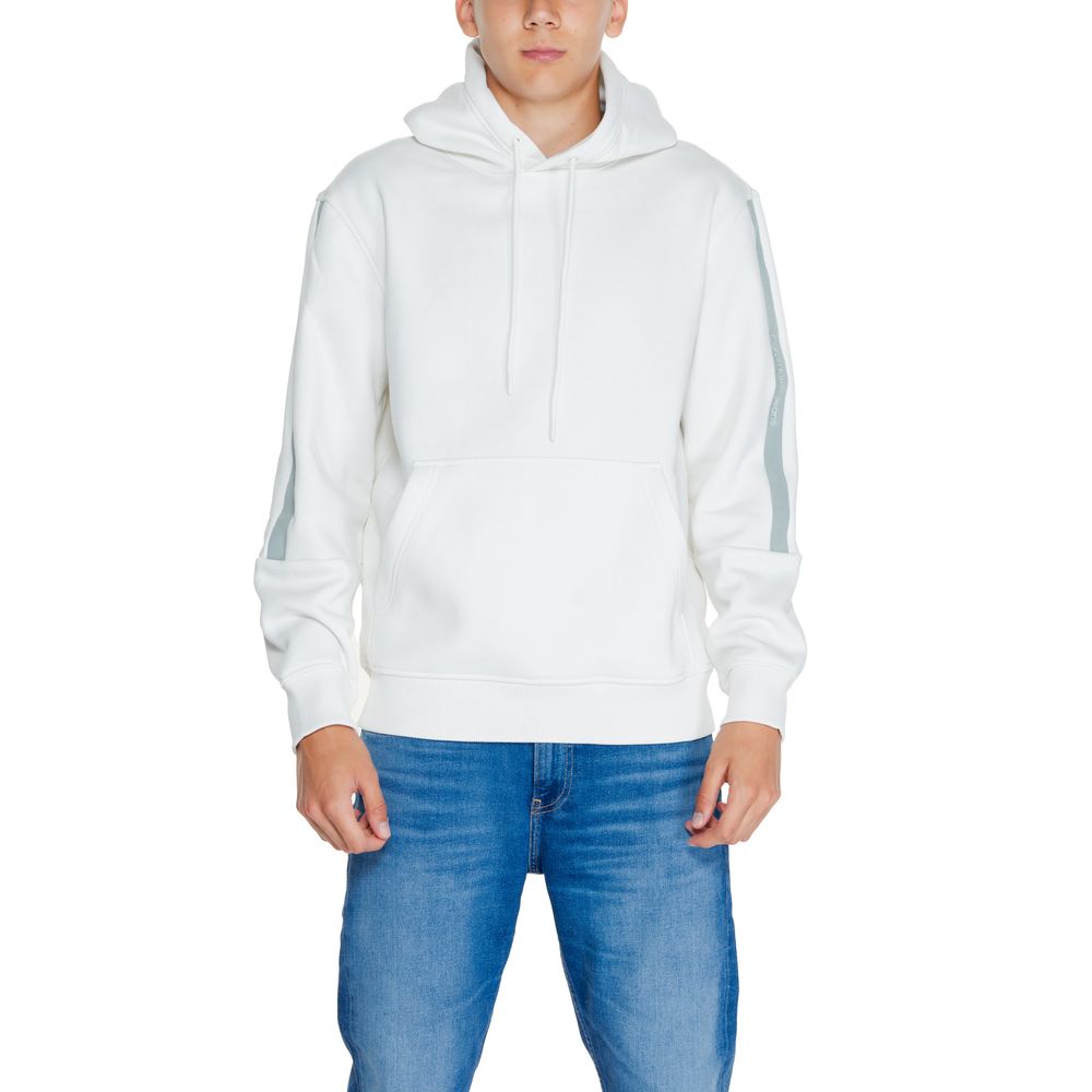 

Кремовый хлопковый свитер Calvin Klein Jeans
