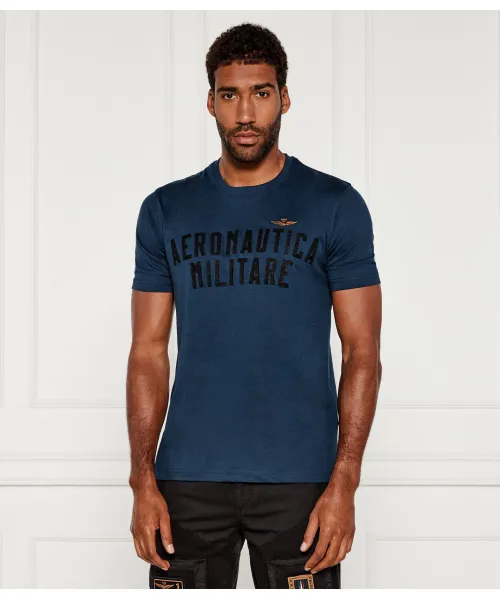 

Футболка Regular fit Aeronautica Militare, синий