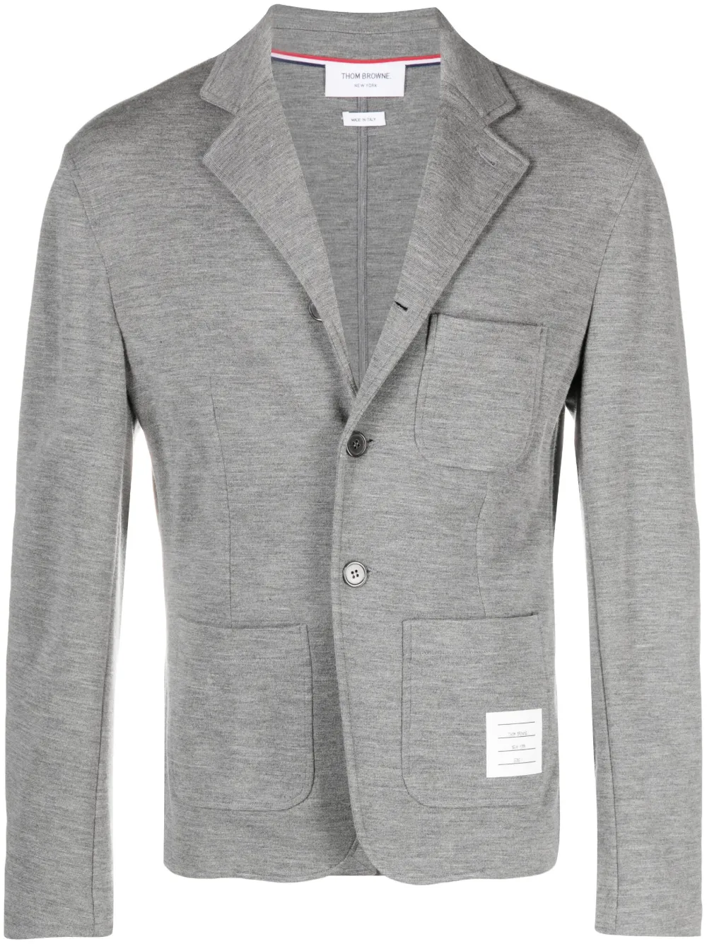 

Однобортный пиджак THOM BROWNE, серый