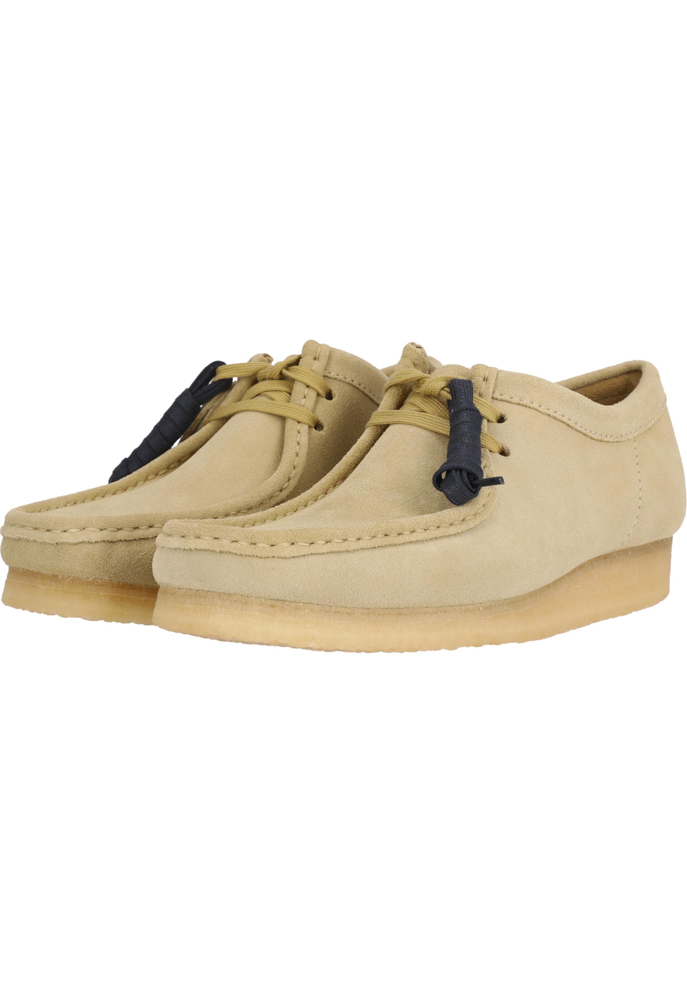 CLARKS Туфли на шнуровке 'Wallabee Maple' в бежевом цвете — фото 3