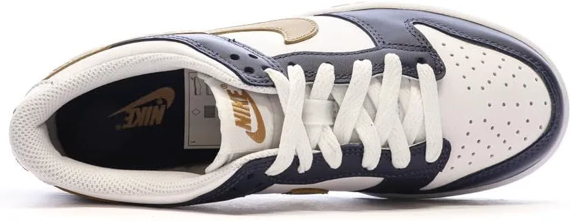 Кроссовки Nike Dunk Low для детей, белый/синий — фото 4