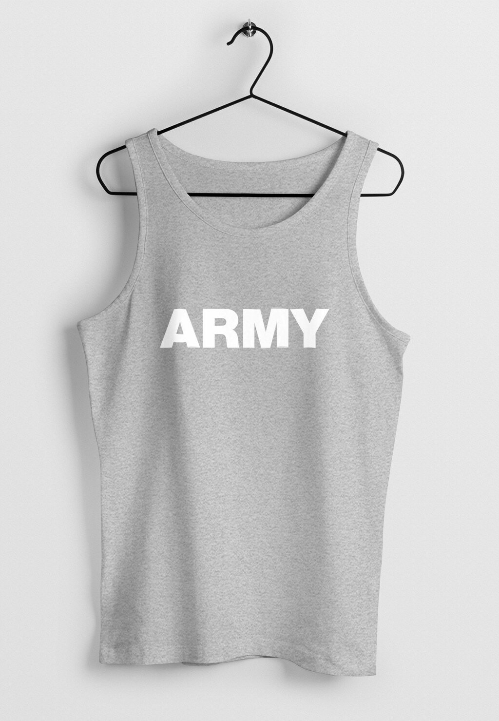 

Топ TANK- ARMY PRINT MUSCLE NEV Neverless, светло-серый