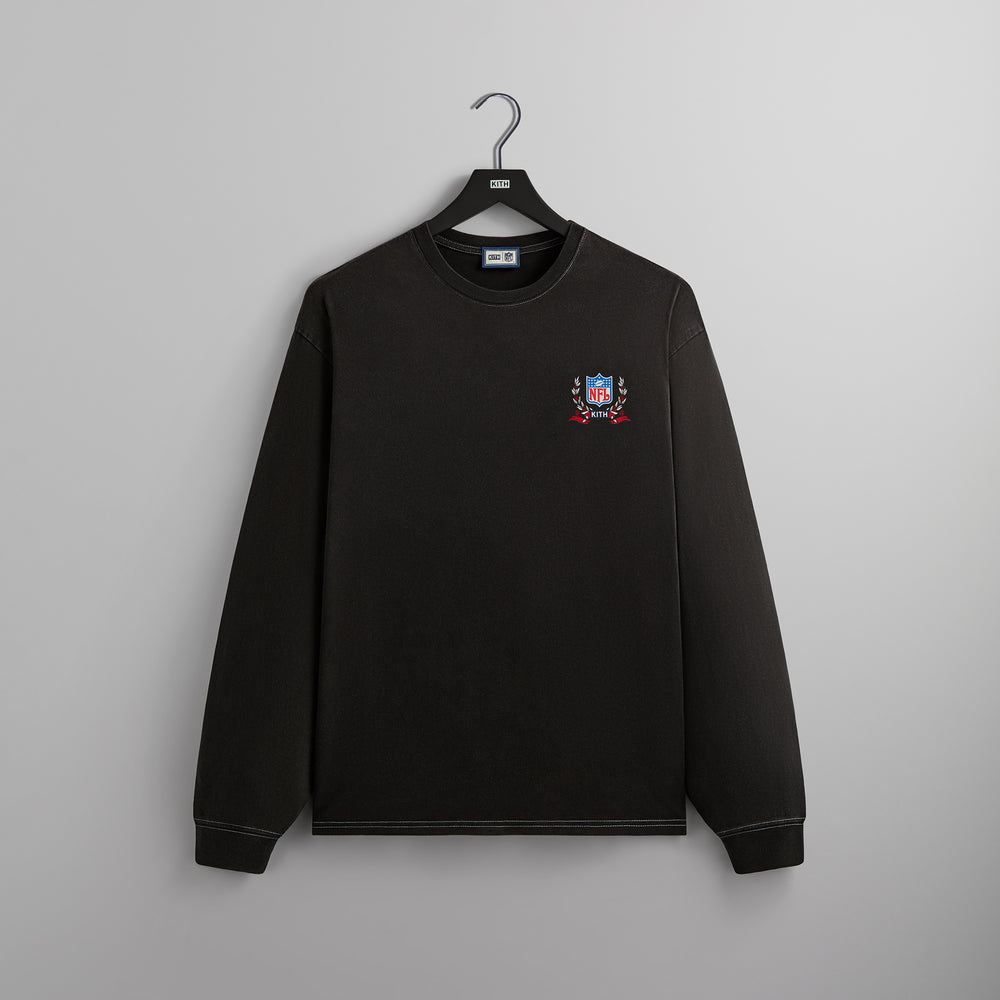 

Футболка Kith & '47 for the NFL: Giants Vintage Long Sleeve Tee, черный