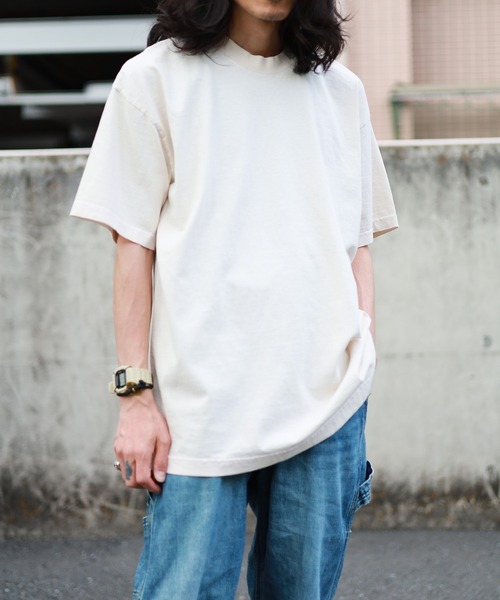 

Футболка с круглым вырезом, окрашенная в готовом виде, плотность 185 г LOS ANGELES APPAREL, кремовый