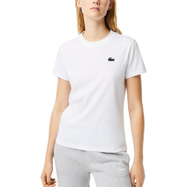 Футболка LACOSTE Женская, белая — фото 2