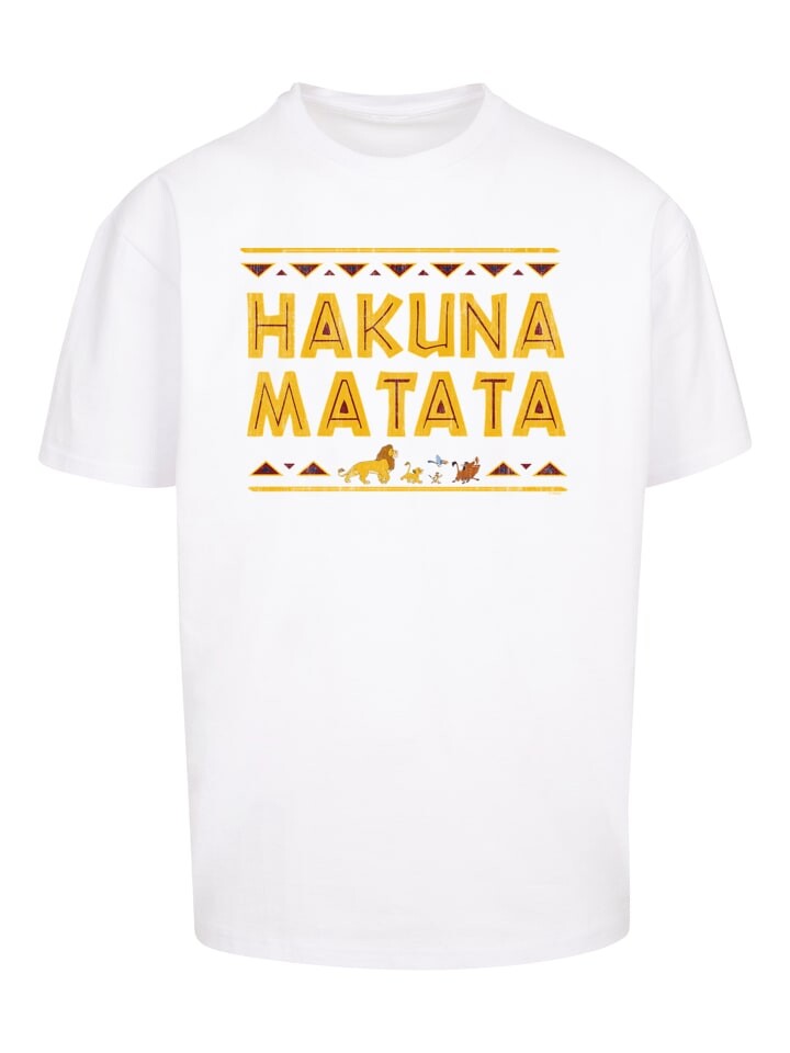 

Футболка F4NT4STIC König der Löwen Film Hakuna Matata, белый