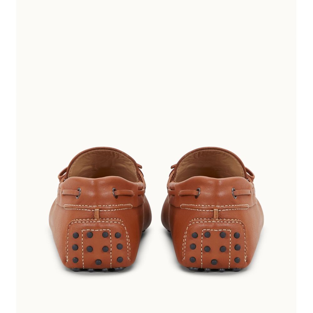 

Кожаные мокасины Gommino TOD's, коричневый
