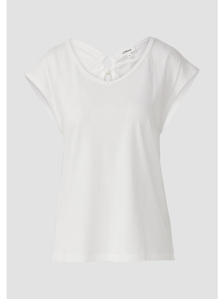 

Топ s.Oliver, белый