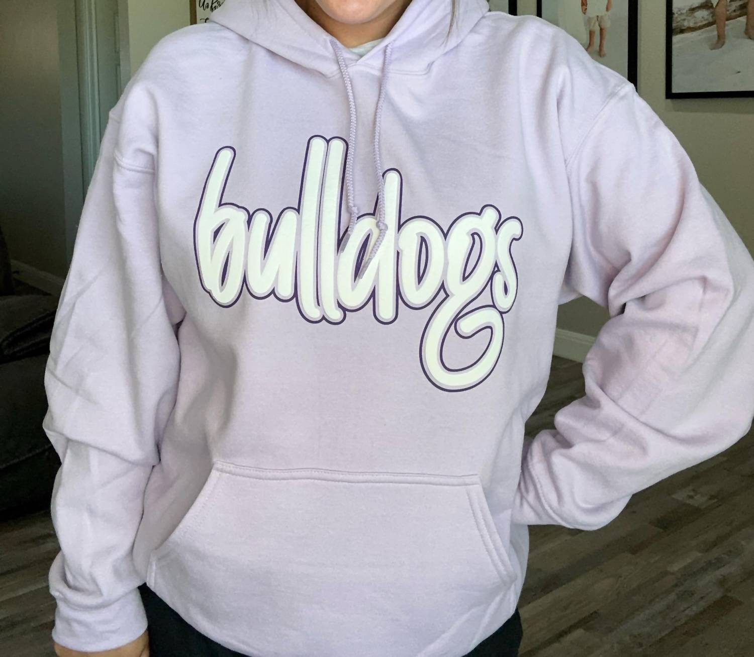 

Толстовка Bulldogs в фиолетовом цвете Spirit to a Tee