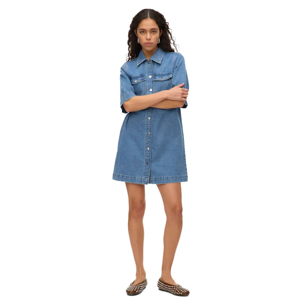 

Платье Vero Moda Fenja short sleeve short, синий