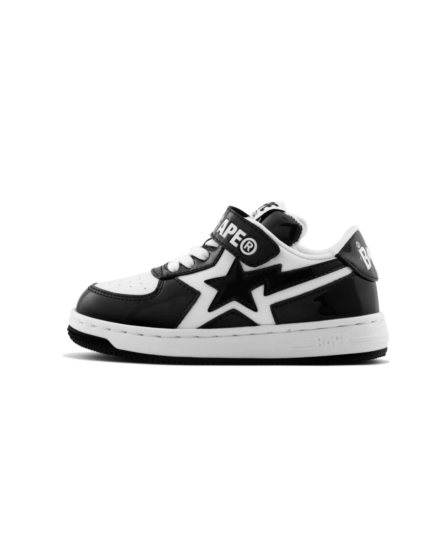 Детские кроссовки BAPE STA ICON A BATHING APE чёрные — фото 2