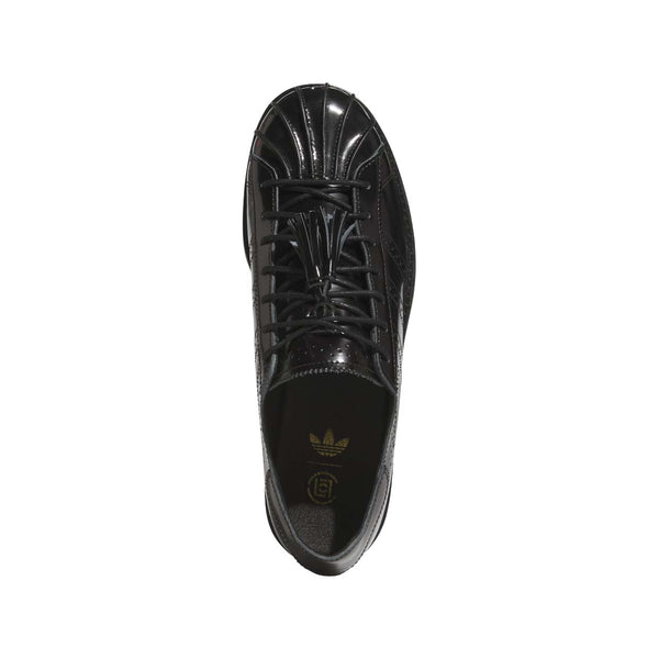 Кроссовки x clot dress superstar 'black white' Adidas, черный — фото 4