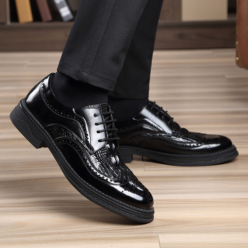 Туфли LUOMAIKE Dress Shoes Men Low-Top — фото 3