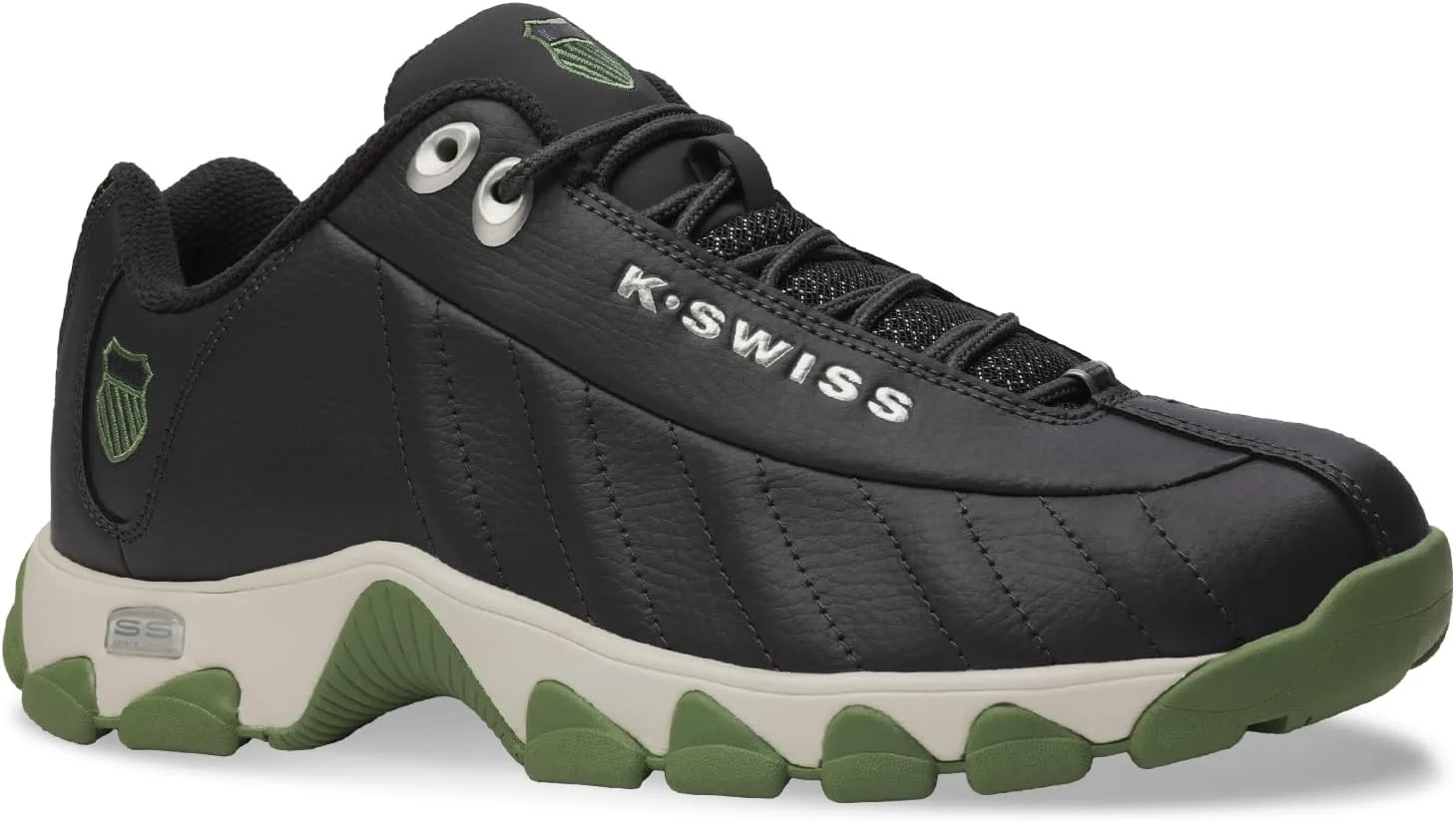 Мужские кроссовки K-Swiss ST329 CMF, широкие теннисные кроссовки для мужчин, прогулочная обувь с кожаным верхом