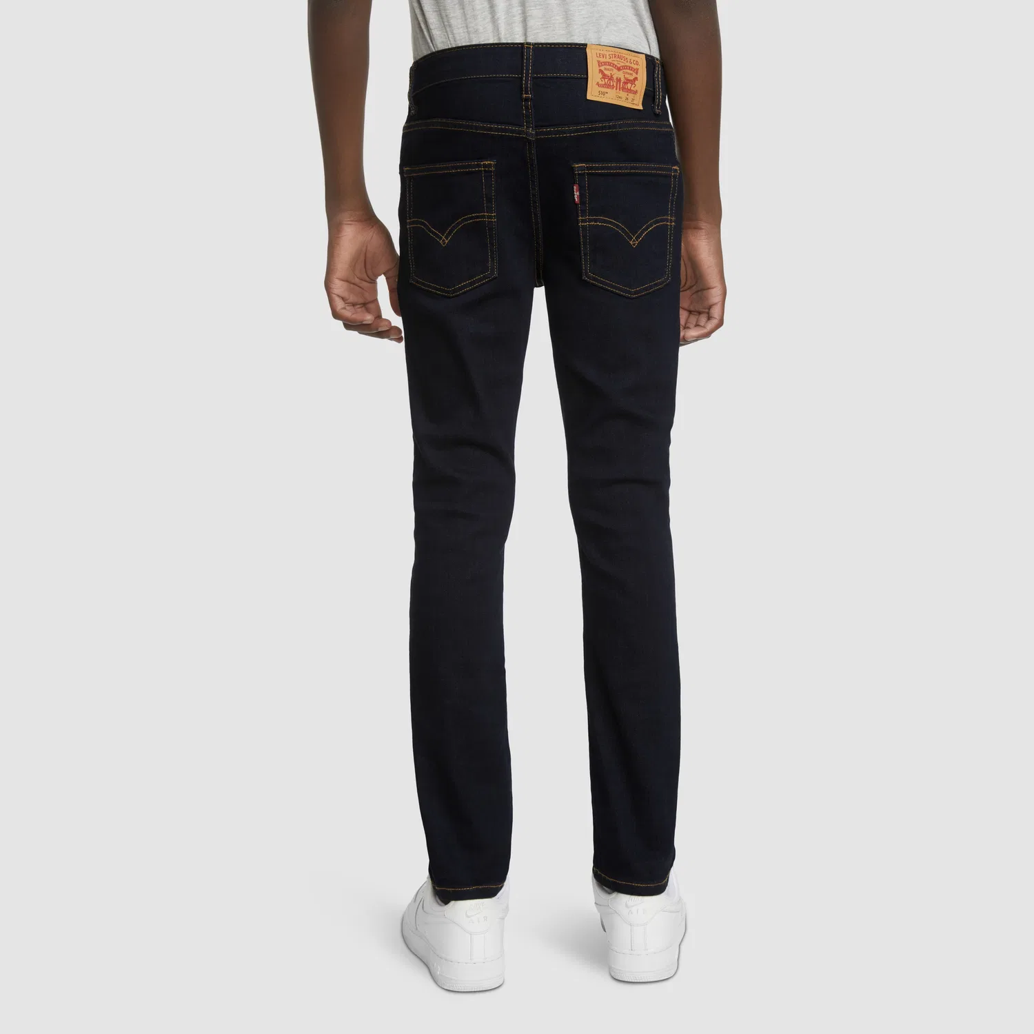 Джинсы 510 Skinny Fit Everyday Performance Jeans для мальчиков 8-20 размера Levi's, Dark Wash — фото 4