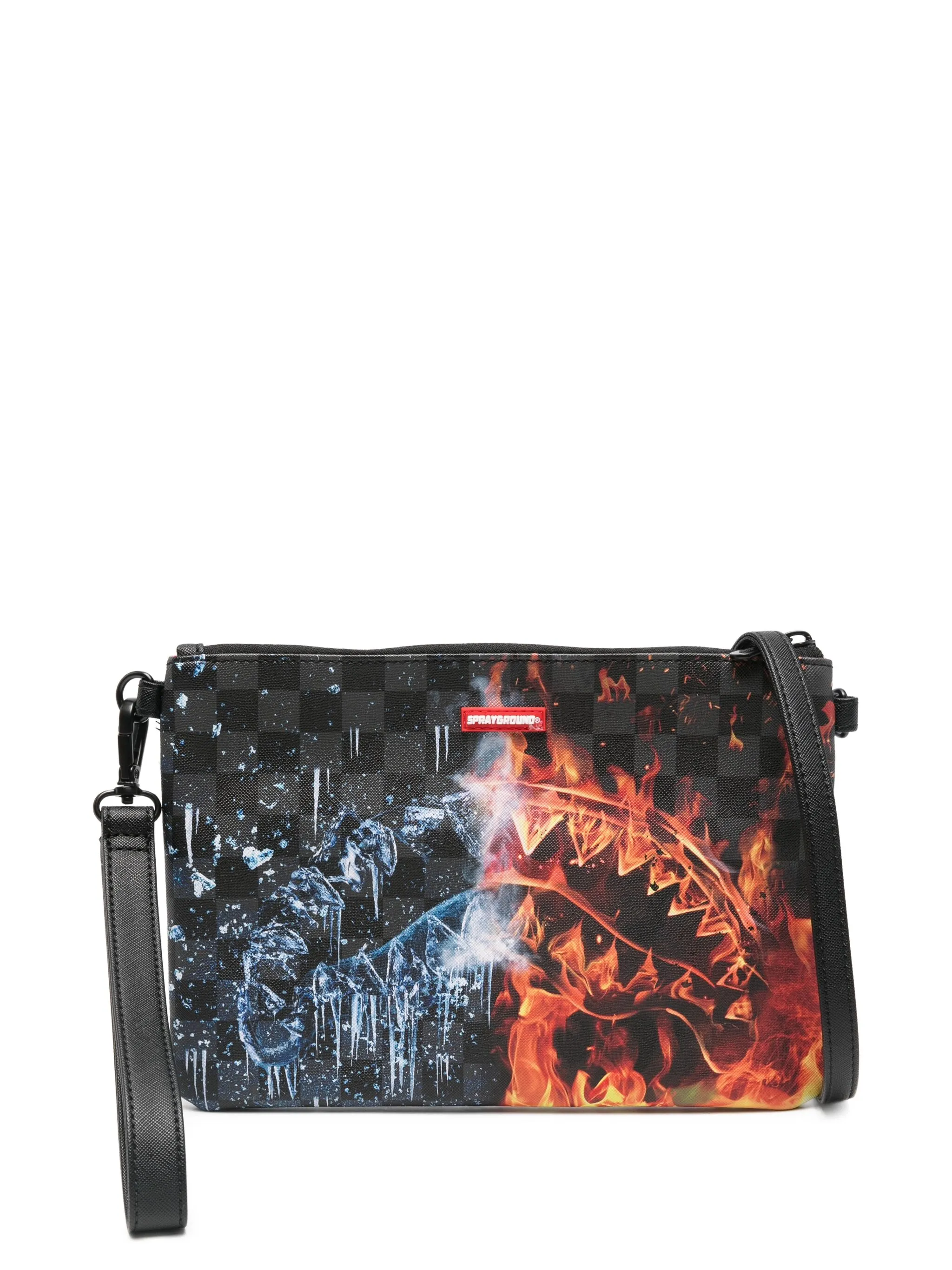

Сумка через плечо Fire & Ice Shark Sprayground, черный