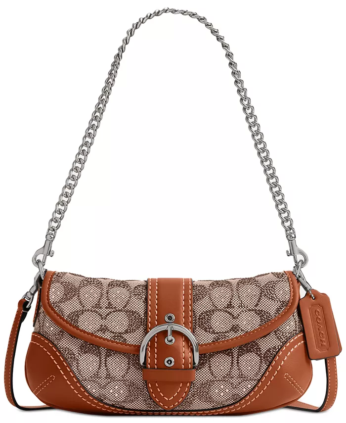 

Сумка Crystals Soho Bag 25 COACH, коричневый