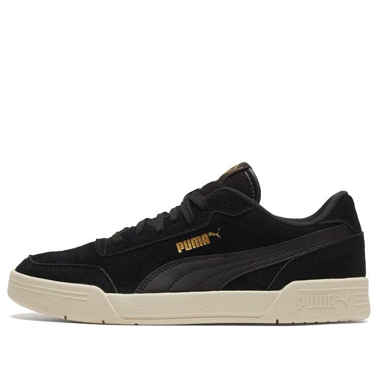 

Кеды PUMA Caracal Suede 'Black White Gold', золотой