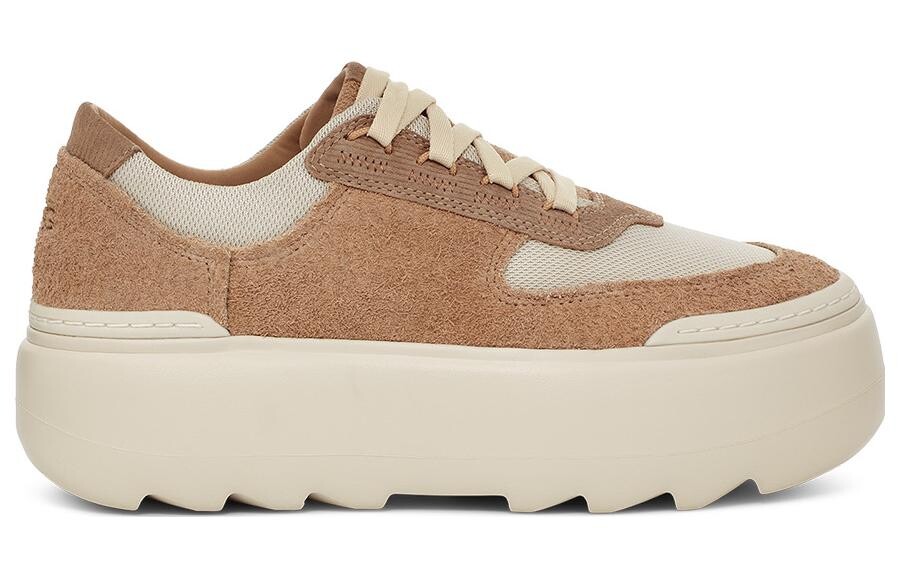 Туфли на платформе женские низкие песочные Ugg — фото 2