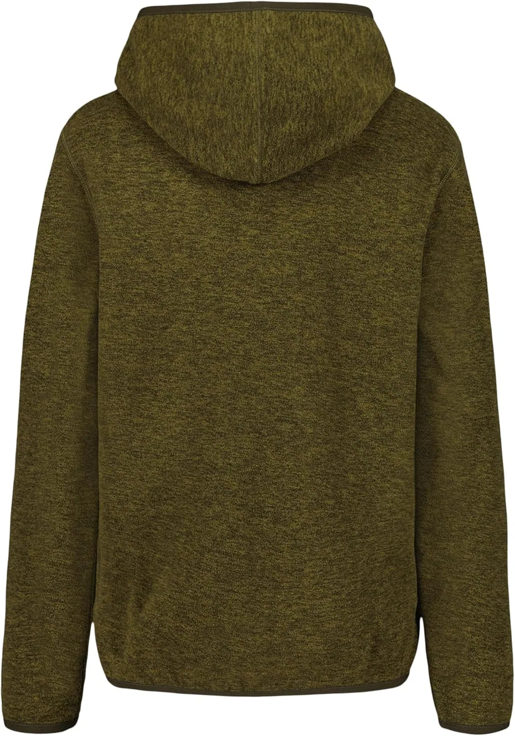 Детская толстовка с капюшоном, флисовая, Under Armour, Hundo Canteen Green — фото 2
