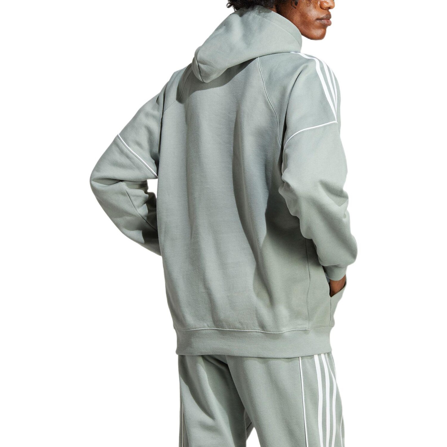 Толстовка REKIVE мужская зеленая Adidas Originals, зеленый — фото 3
