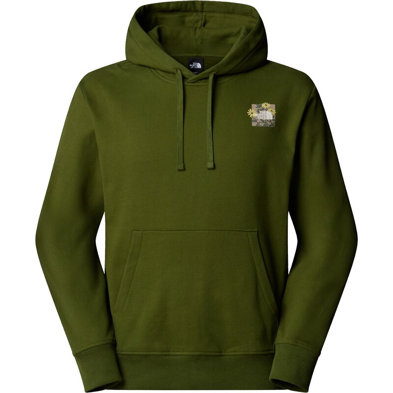 

Толстовка с капюшоном m connect relaxed hooded sweatshirt-grap The North Face, зеленый