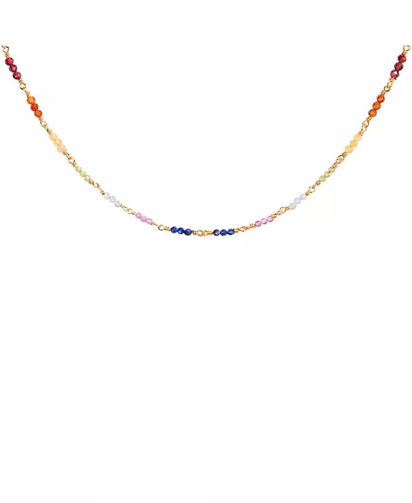 

Ожерелье-Чокер с чакрой для духовного исцеления Karma And Luck, gold/red/yellow/purple/blue