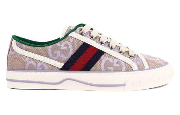 Кроссовки (WMNS) GUCCI Tennis 1977 Shoes 'Beige Lilac', бежевый — фото 2