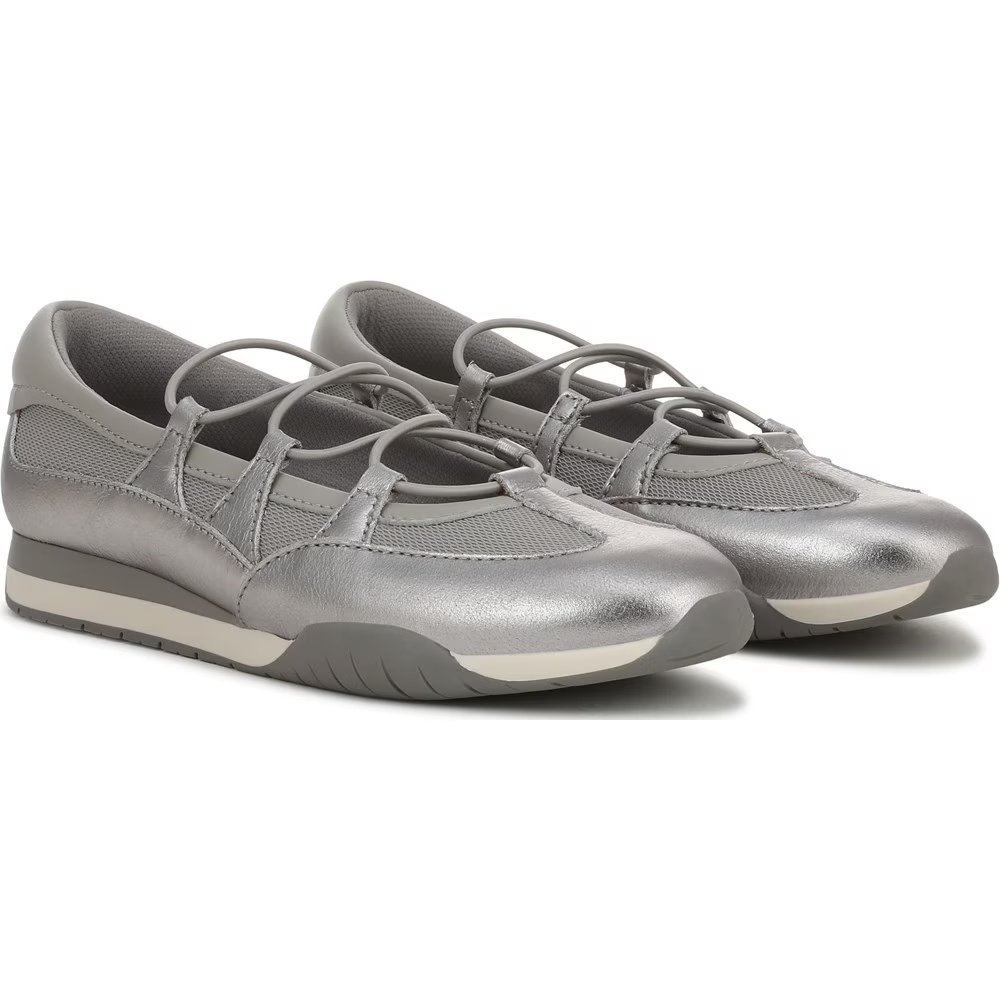 Туфли Мэри Джейн от Таллулы Naturalizer, цвет soft pewter leather and mesh