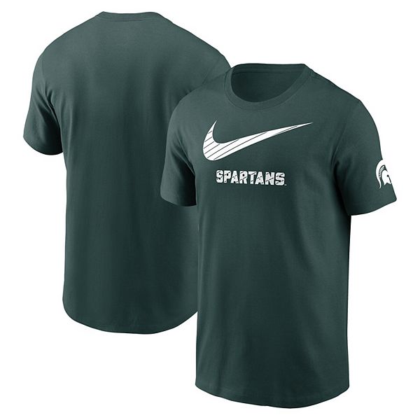 

Мужская зеленая футболка michigan state spartans campus mascot Nike