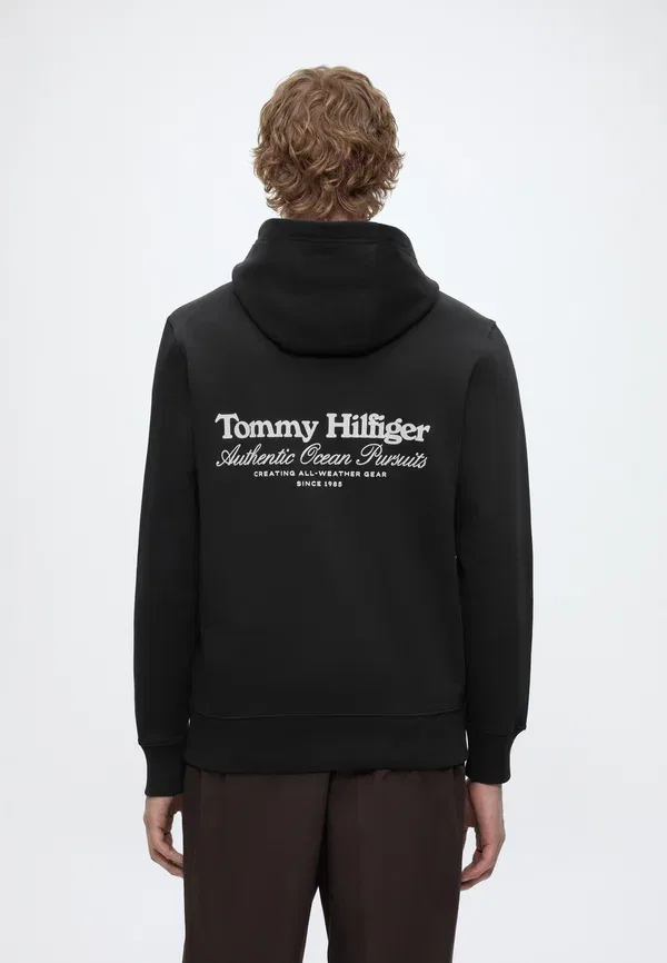 Толстовка с капюшоном Nautical Heritage Hoodie Tommy Hilfiger, черный — фото 3