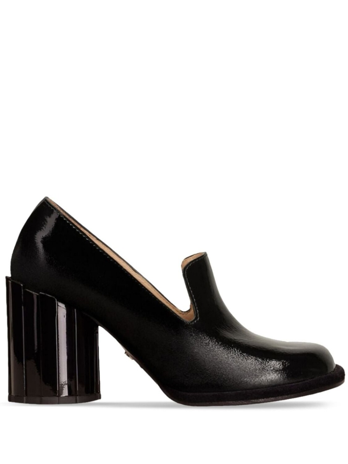 

AMI Paris лакированные лоферы, черный