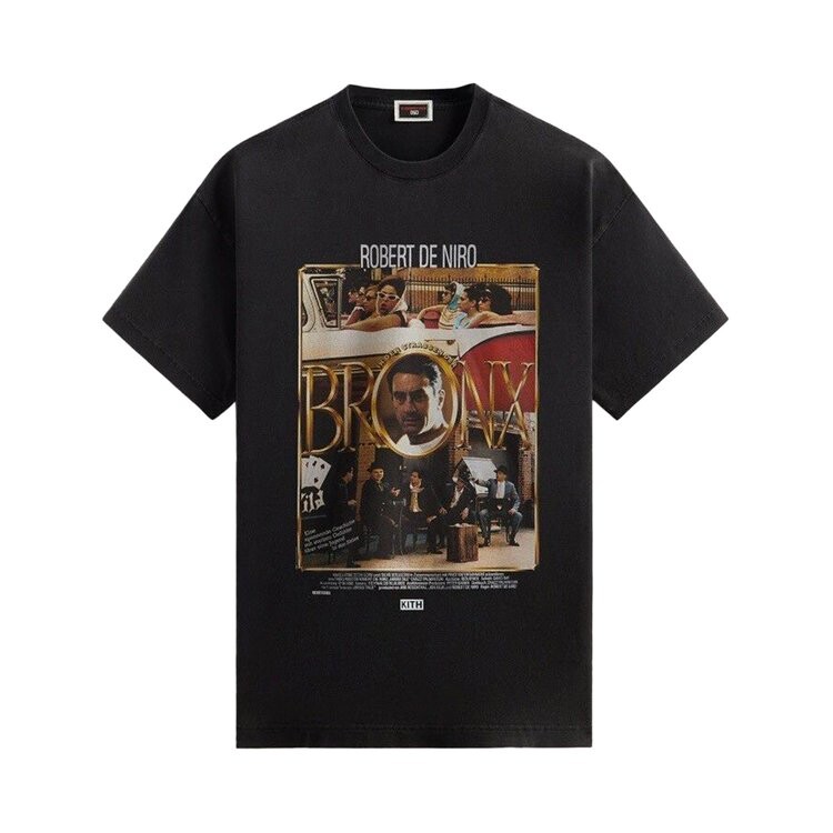 

Футболка Kith For A Bronx Tale German Poster Vintage Tee, черный