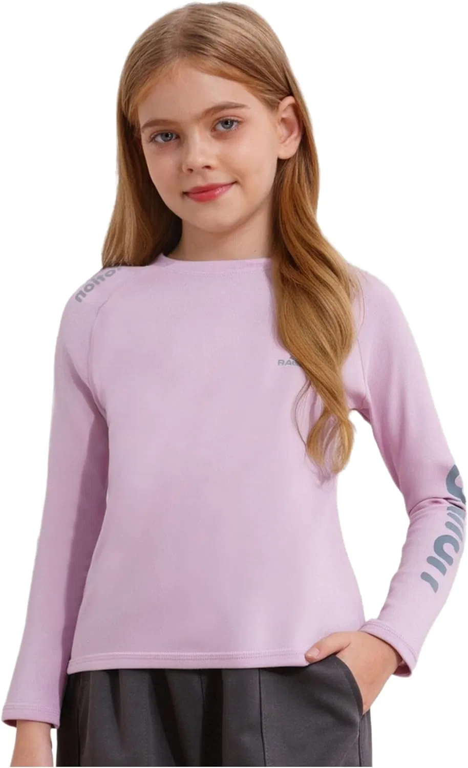 Футболка спортивная с принтом YONGHS Light Purple