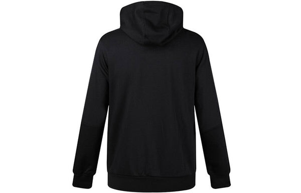 Толстовка Men's adidas originals Outline Fzh Flc Hooded Sports Zipper Jacket Black, черный — фото 2