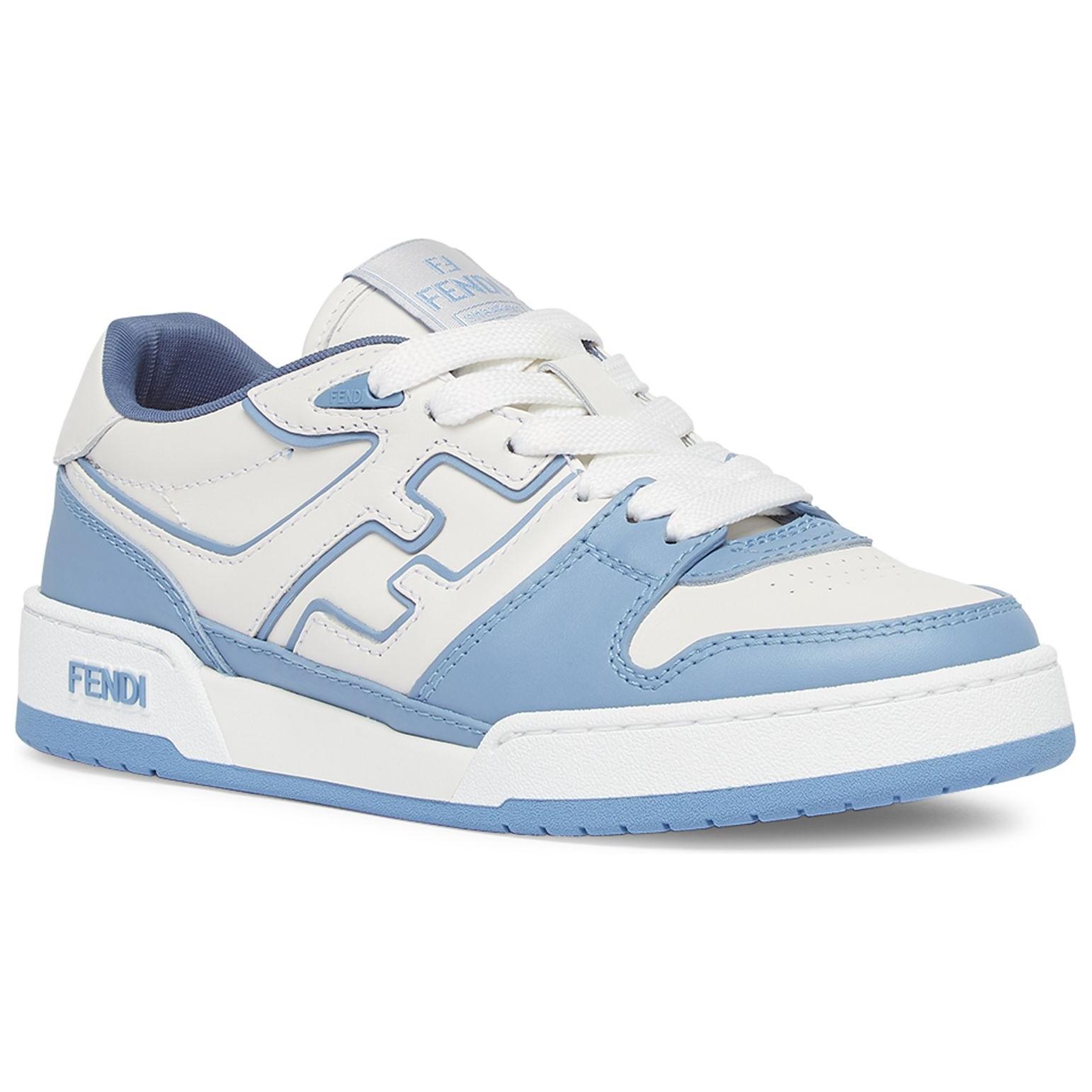 Кроссовки Low Top FENDI женские, сине-белые — фото 2
