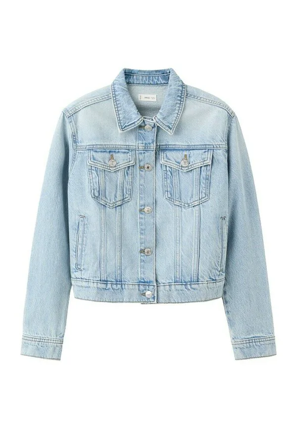 Подростковая джинсовая куртка Mango Kids, Blue — фото 3