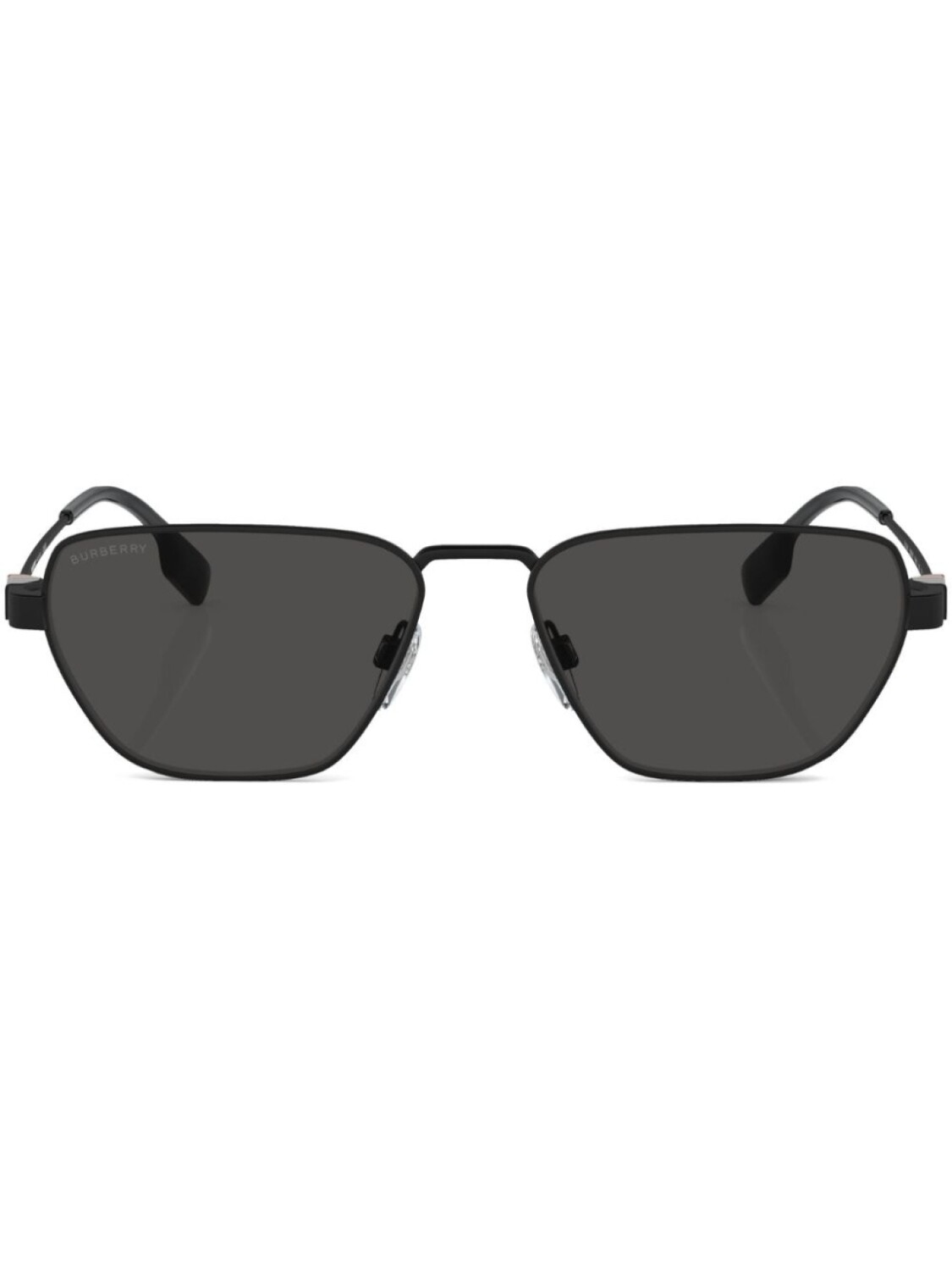 

Солнцезащитные очки в клетку Vintage Check Burberry Eyewear, черный