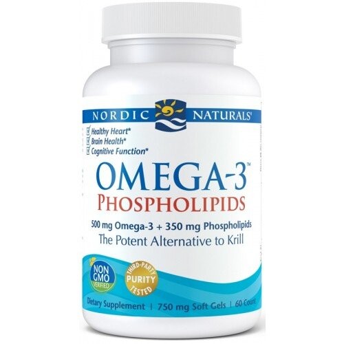

Nordic Naturals, Фосфолипиды Омега-3 500 мг, 60 мягких капсул