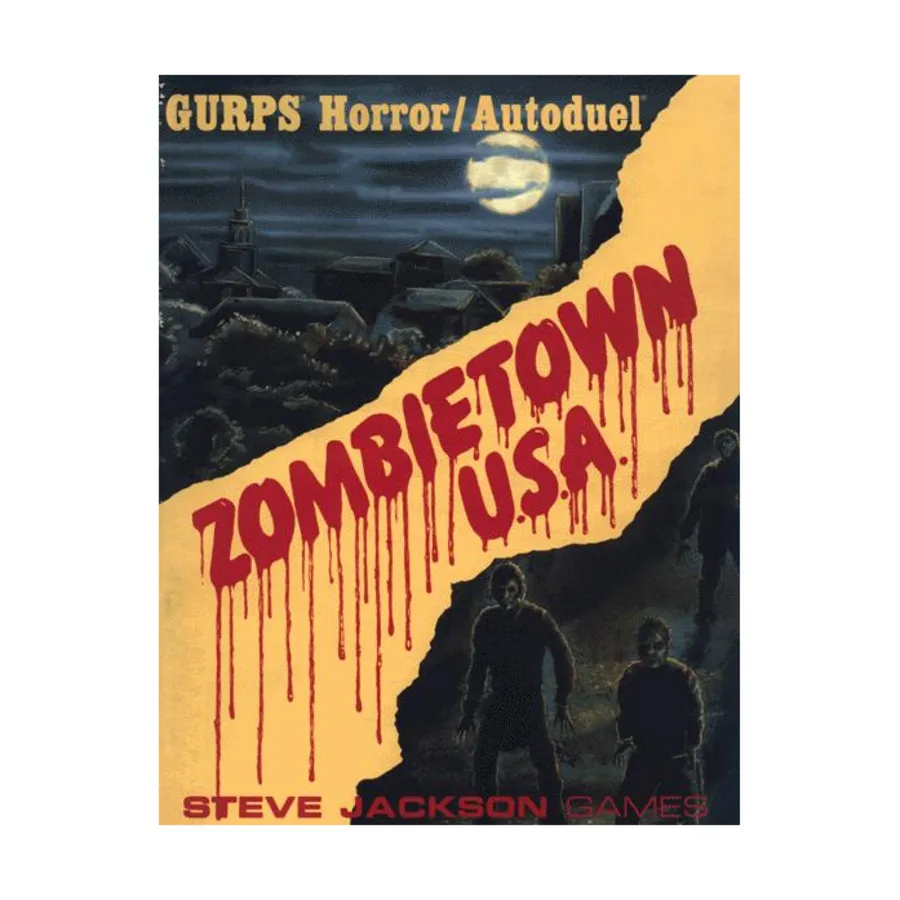 

Horror/Autoduel Zombietown USA (Original Edition), GURPS (1st-3rd Edition) - Adventures, мягкая обложка