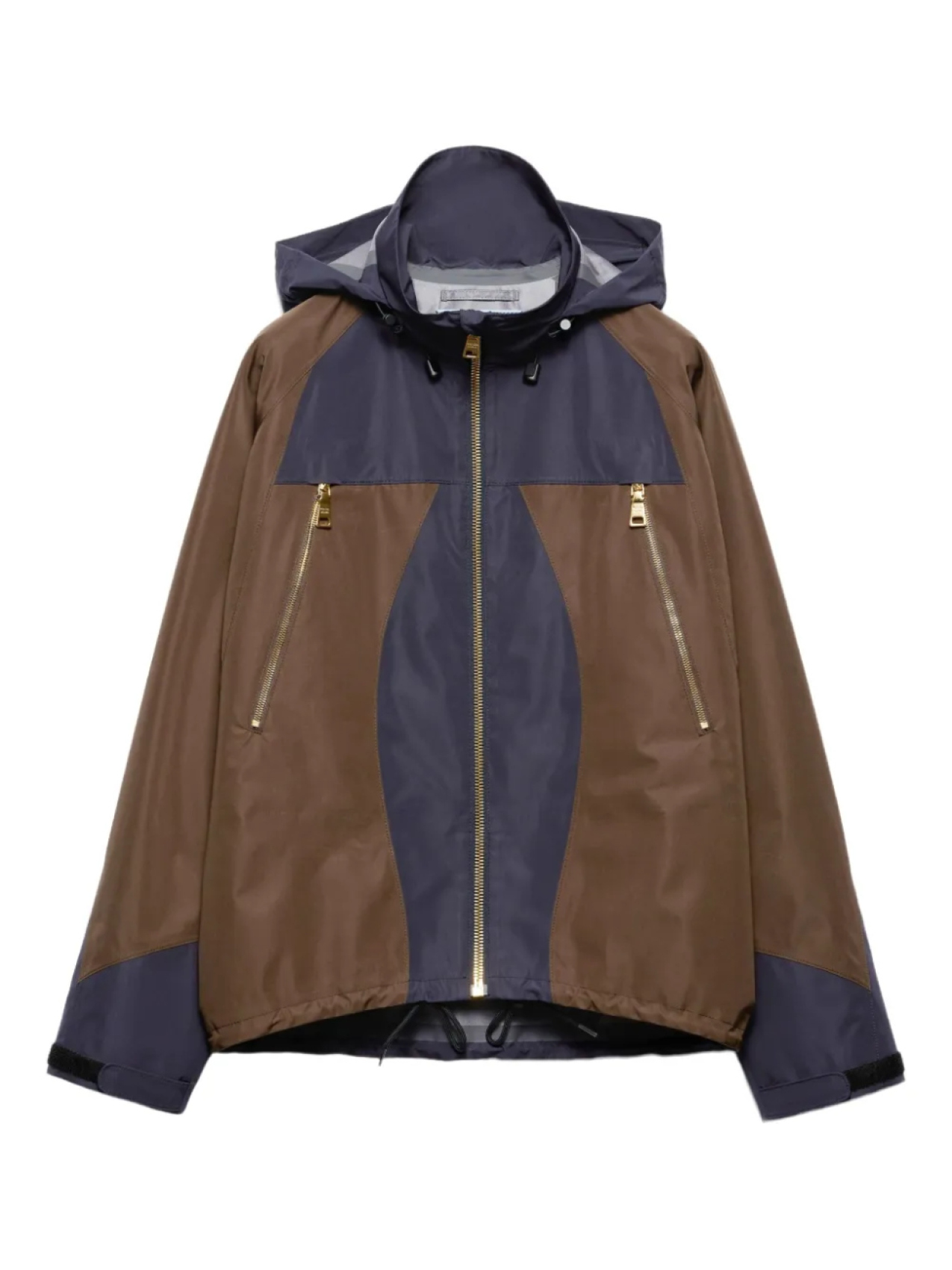 

Куртка с капюшоном Prada, синий