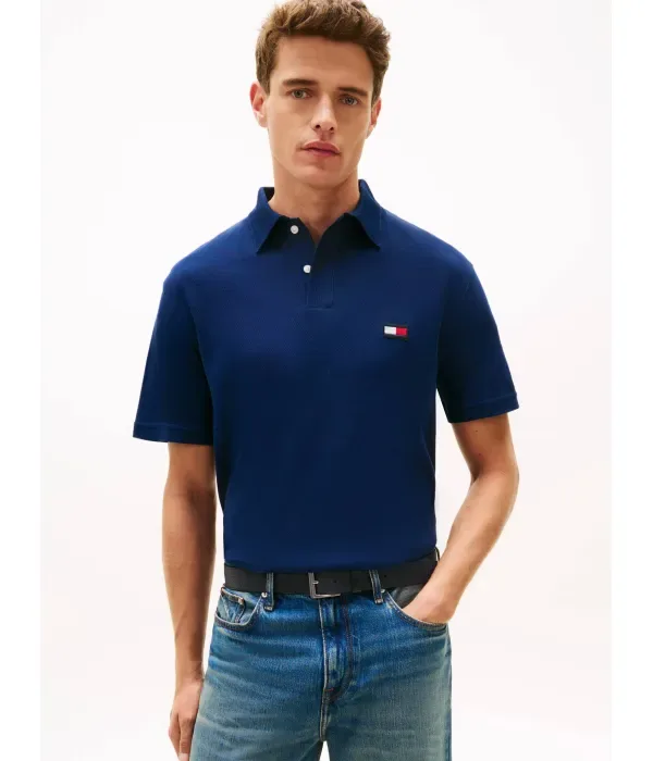 Полюс classic fit Tommy Hilfiger, темно-синий