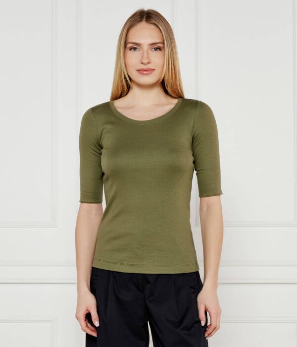 

Блуза Slim fit Marc Cain, хаки