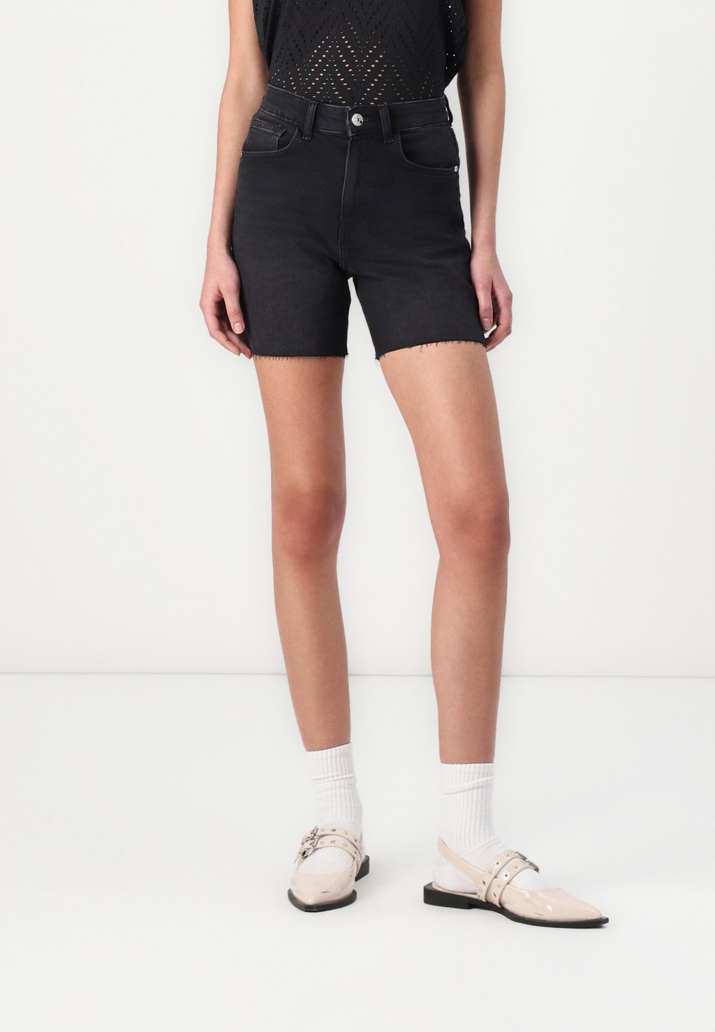 

Джинсовые шорты ONLHANNAH ONLY, цвет Washed Black