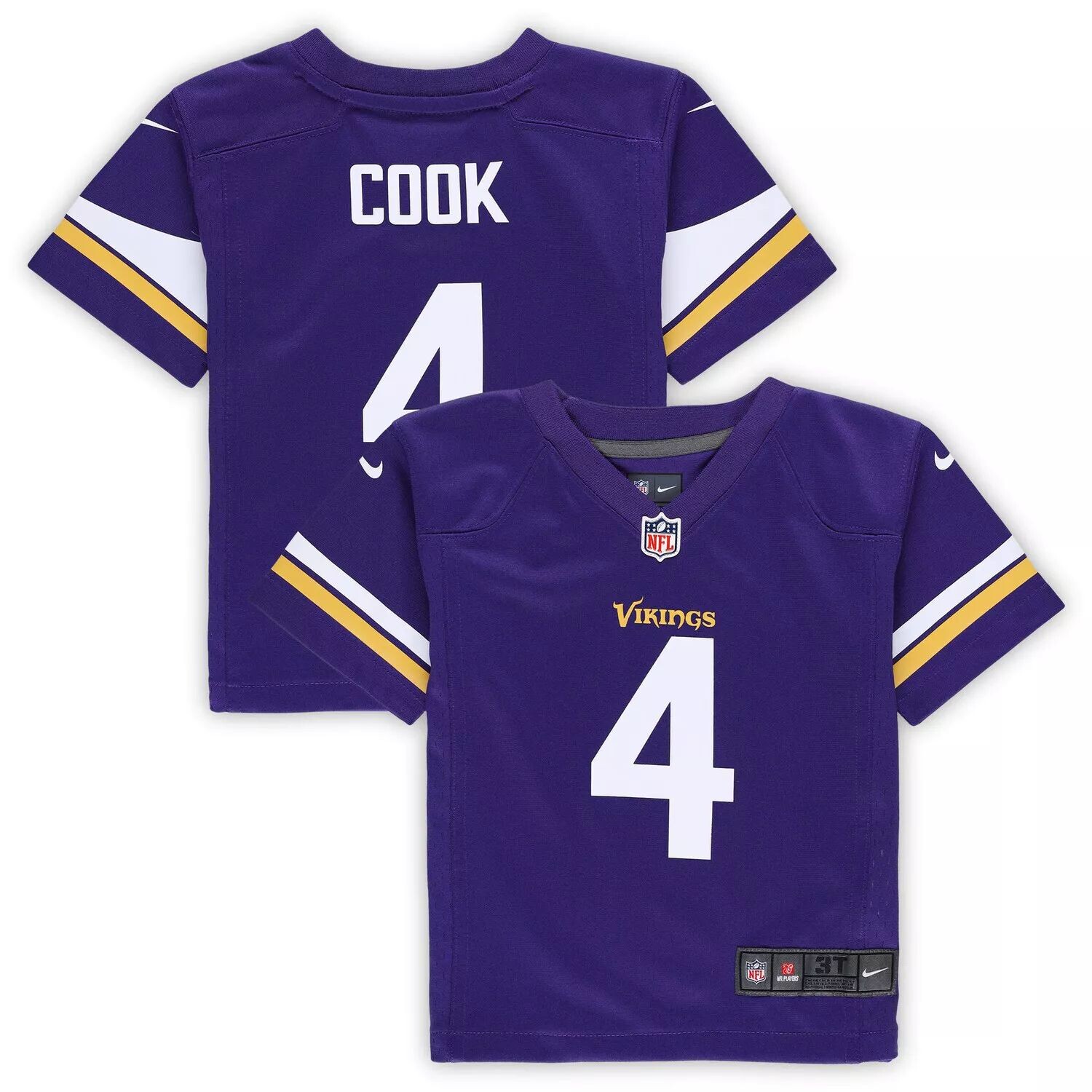 

Футболка Nike Dalvin Cook Purple Minnesota Vikings Game для малышей Nike