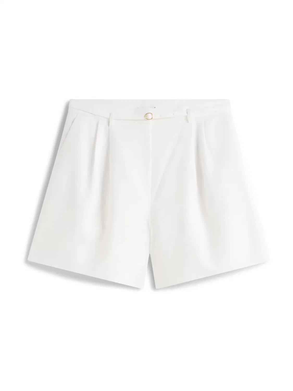 Обычные брюки со складками спереди Tommy Hilfiger Curve, White