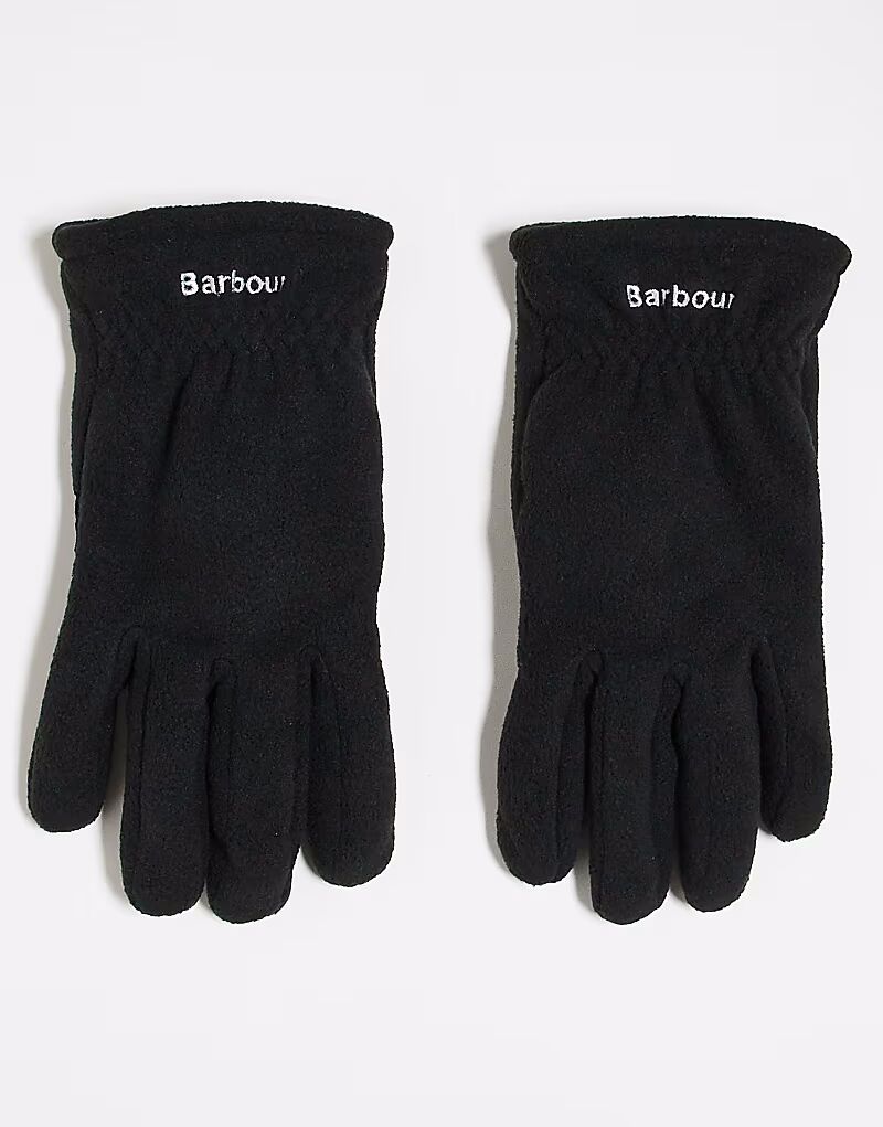 

Флисовые перчатки Barbour Coalford черного цвета
