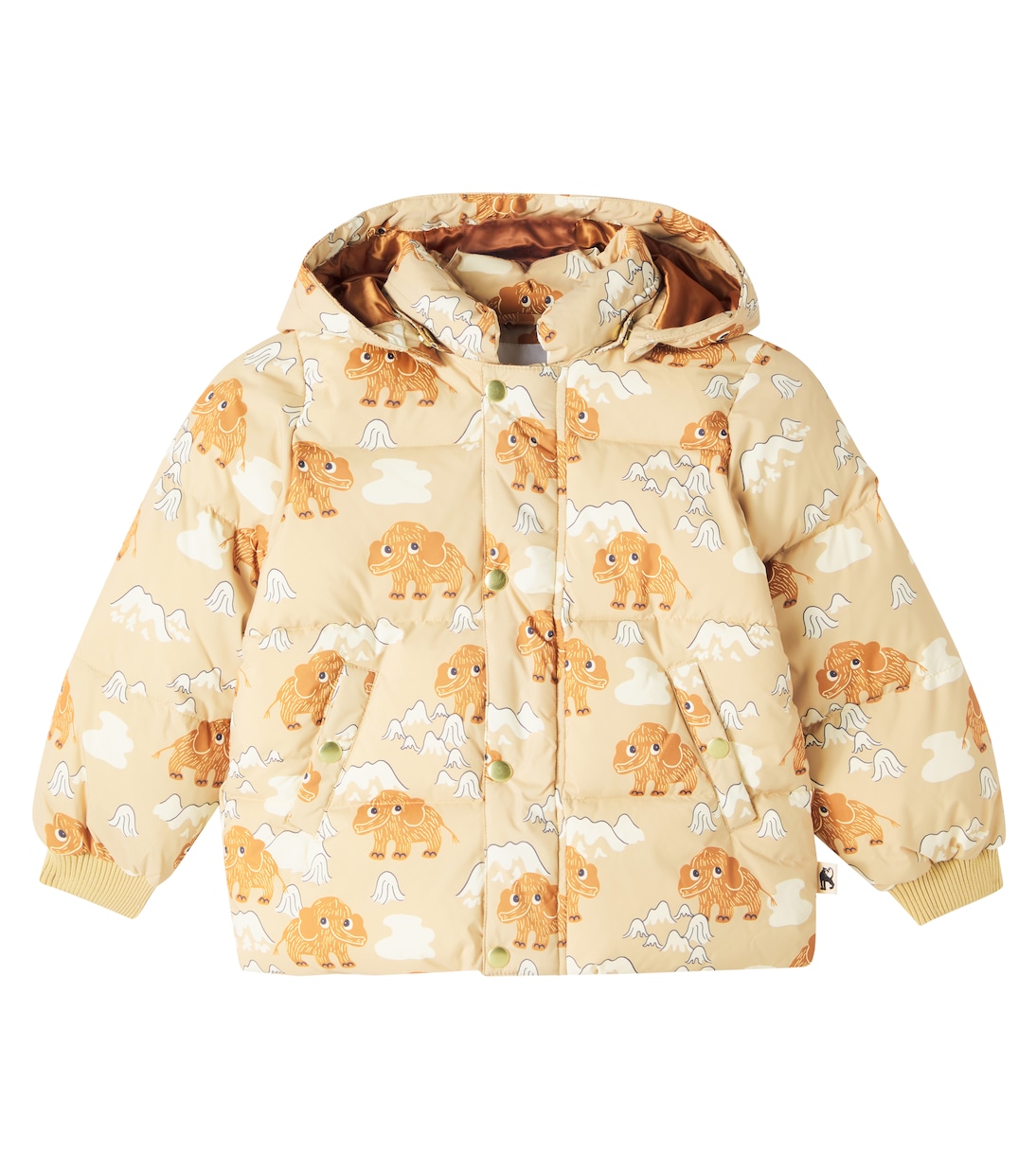 

Пуховик Mammoths Mini Rodini, бежевый