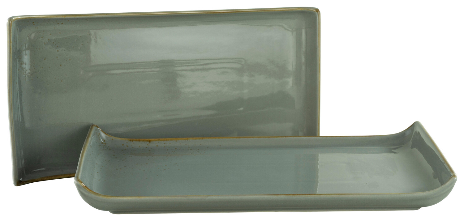 

Блюдо Creatable, 16,5x33 см, серый